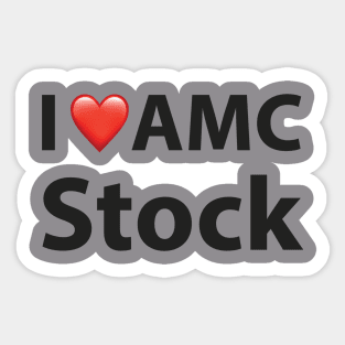 I Love AMC Stock Sticker